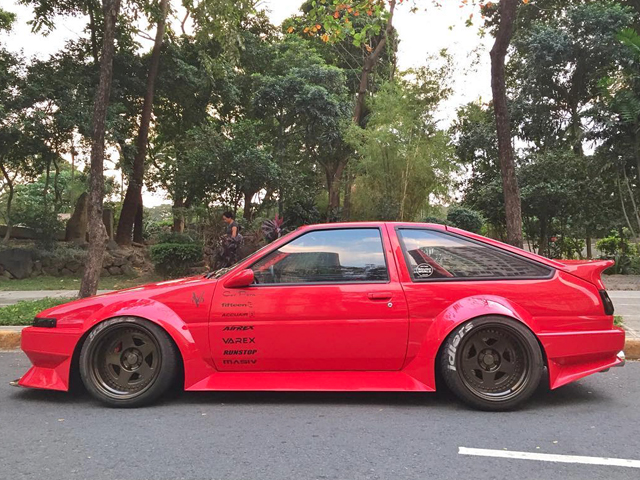 Video: Drool Over An Insanely Wide AE86 Corolla