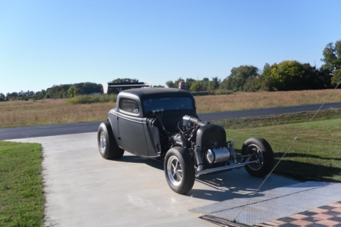 Rowdy Hot Rod: John Hickman's Boosted '34 Ford Coupe Is All Business