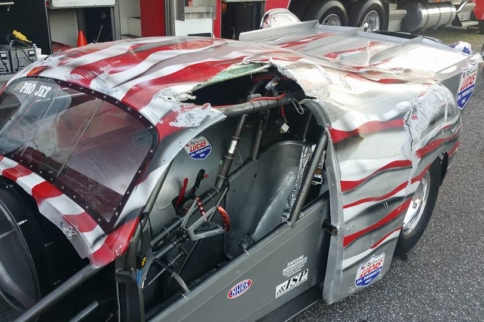 Video: Onboard Terry Rosberg's Upside-Down Jet Car Crash