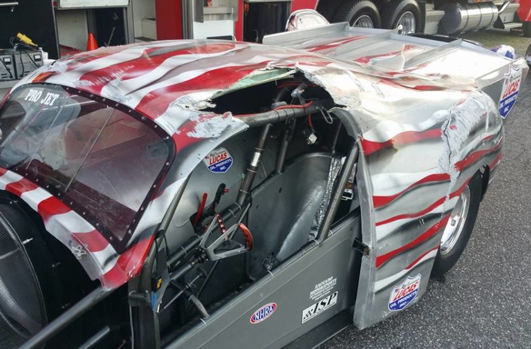 Video: Onboard Terry Rosberg's Upside-Down Jet Car Crash