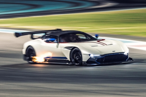 Video: Aston Martin's Vulcan Shreds Tires, Spits Flame