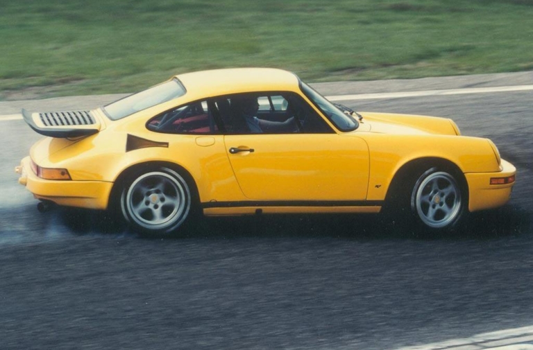 Video: The Wildest Sideways Lap in the Ruf Yellowbird!