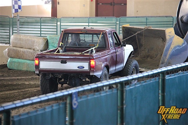 If you wipe out, you'll be hauled away by a bulldozer, but the crowd will still love you.