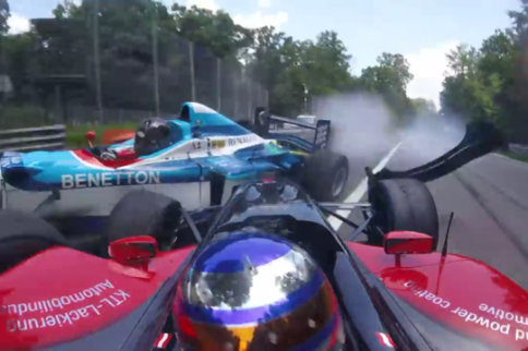 Video: Terrifying, High-Speed F1 Crash at Monza