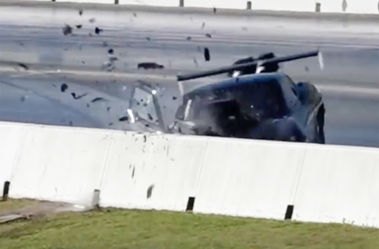 Video: Aussie Darren Hubbards' Brutal Top Doorslammer Crash