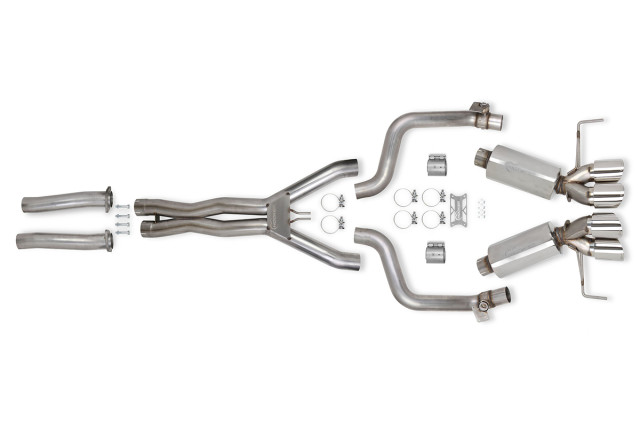 Hooker's Blackheart Cat-Back Exhaust System. 