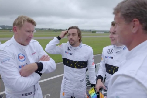 Video: Three Generations of F1 Legends Battle in Karts