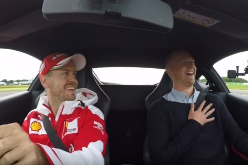 Video: Hilarious Hotlap with Vettel in a 488 GTB