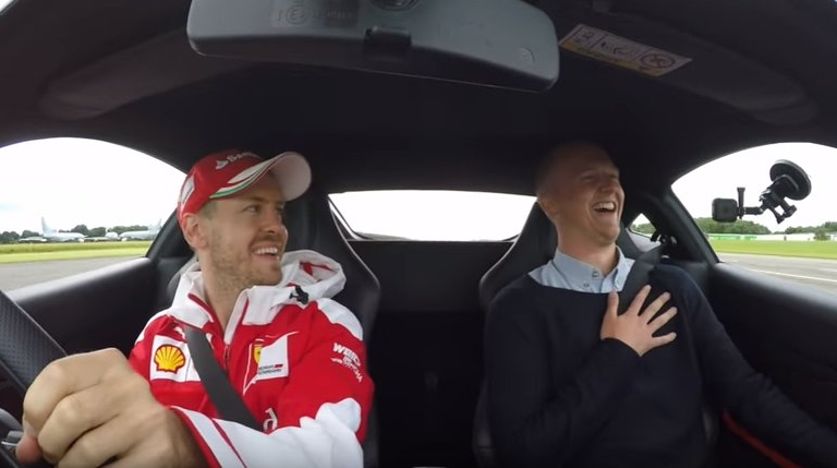 Video: Hilarious Hotlap with Vettel in a 488 GTB