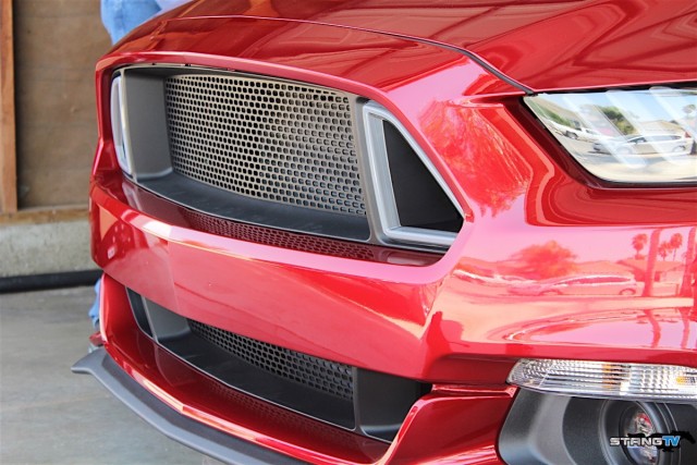 The RTR grille really transform the face of any S550 Mustang well.
