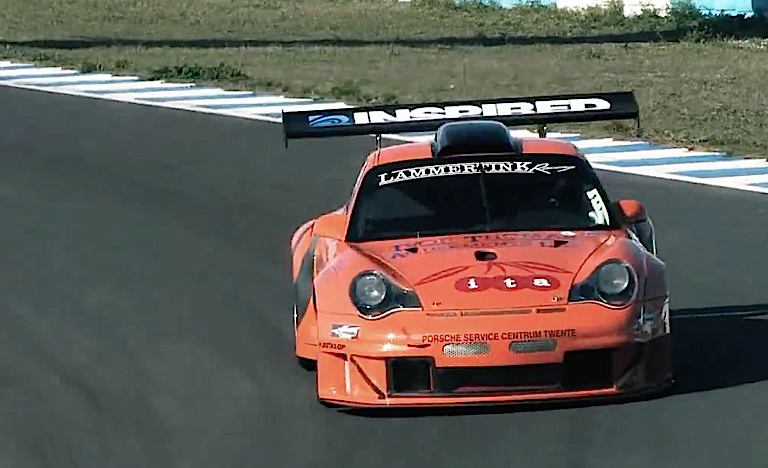 Video: Flame-Spitting Porsche GT2 at Jerez!