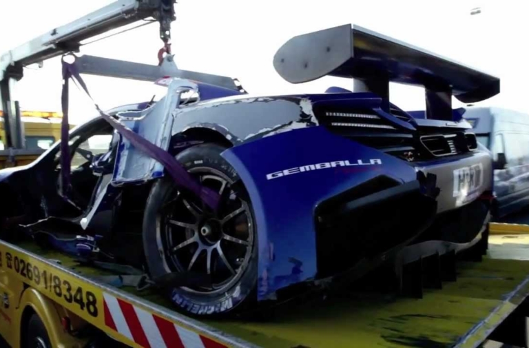 Video: Touring Car Legend Totals McLaren at Nurburgring