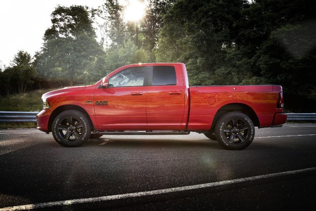 Ram 1500 Night with Mopar accessories.