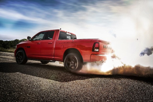 Ram 1500 Night with Mopar accessories.