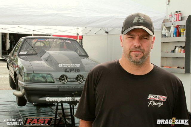 Joe Newsham switched to a Hemi engine combo for this year and has struggled quite a bit applying the power which is a much different animal than the wedge combo he ran previously.