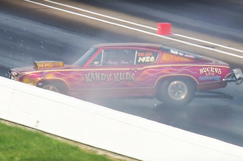 Video: Bucky Hess Crashes Iconic Super Stock Hemi 'Cuda At Indy