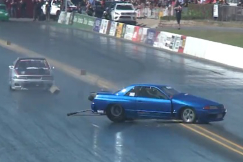 Video: Jason Payne Goes For A Wild Ride At Willowbank Raceway