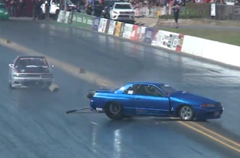 Video: Jason Payne Goes For A Wild Ride At Willowbank Raceway