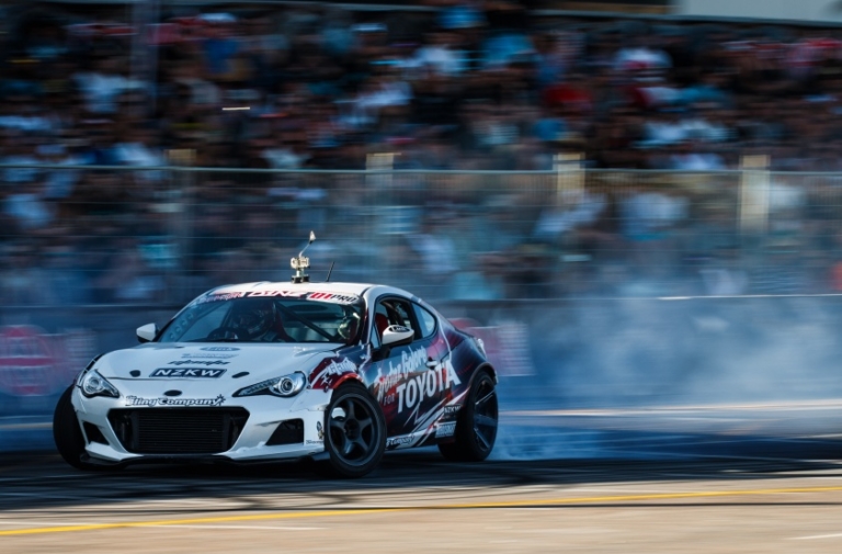 Video: Saito Smokes Tires in a 2JZ GT86!