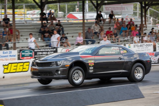 Greg Pushis continues to do well in the Chevrolet Performance Class by nailing down the number one qualifier spot, and a bye in the first round with his booming 10.36 pass. Pushis is still locked in a tight points battle with number two qualifier Kevin Lumdsen.