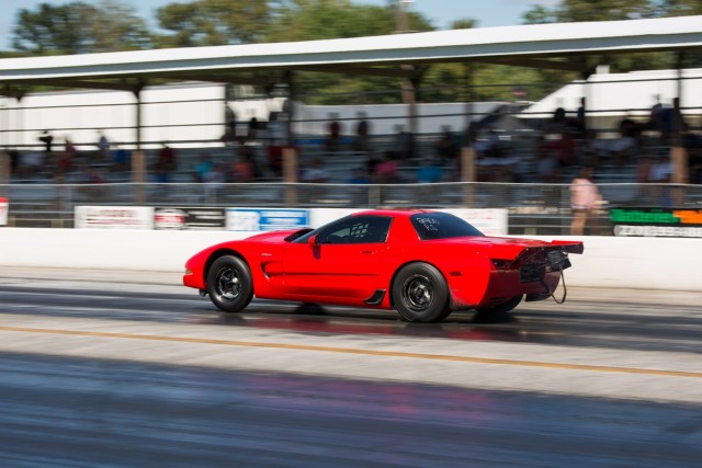 Camren Massengale had to lift at half-track during his Real Street pass when the car nosed over, and only ran an 8.05 on his bye run, he will face Charlie Polly in the next round.