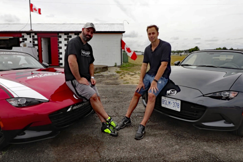 Track Testing A Production MX-5 Miata Against Its Cup Car Sibling