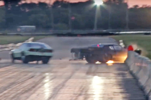 Video: Grudge Chevelle Crashes Hard, Opponent Evades Like A Boss!
