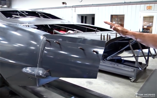 A view of the car from the fourteenth installment shows just how far the project has come.