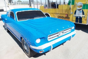 Lifesize 1964 Ford Mustang Recreated Using LEGO Bricks