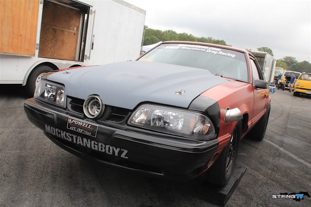 Taking full advantage of the OTS class rules, Mockstangboyz showed up this year in their LS-powered Fox body to compete against the true Mustangs.