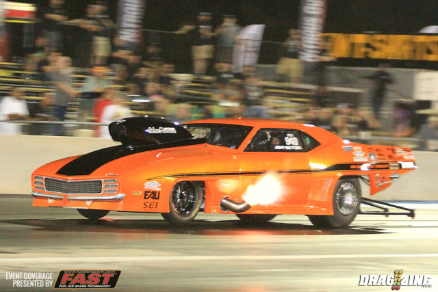 Jeff Sitton earned second spot on the sheet with a clean 3.846 at 199.32 for the Killin Time Racing nitrous entry.