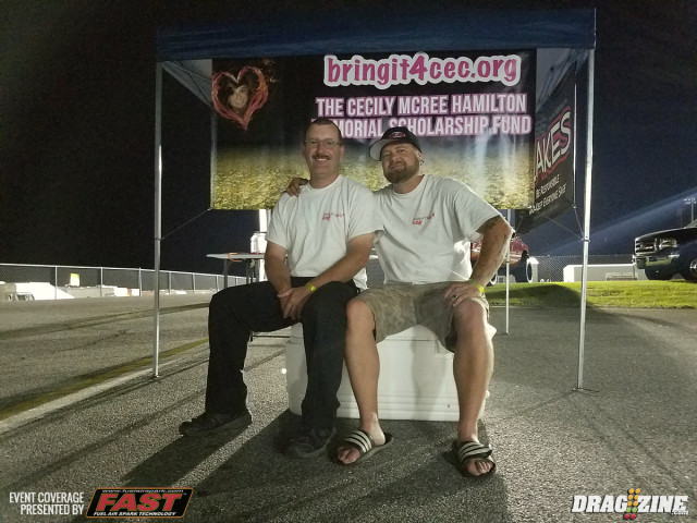 We stopped by Gainsville, Georgia's Shannon Hamilton's pit who is here running in X275 this weekend and has a booth set up for their Cecily Mcree Hamilton Memorial Scholarship Fund www.bringit4cec.org. The fund was established after their daughter was tragically killed in a car accident with her boyfriend in early 2015. Shannon took some time off from racing to regroup through a grieving process and had spoken with Cecily's Other Dad Josh and he mentioned how Cecily talked to him about there being no scholarships for cheerleaders like there was for other sports like football and baseball, and the idea was born. The organization is 501(c)3 with 100% of the raised funds going to the scholarships and has raised $30,000 thus far. The group is also interested in promoting safe driving for teens and also promotes the BRAKES (Be Responsible and Keep Everyone Safe) organization founded by Top Fuel racer Doug Herbert after he lost his two young sons in a car accident in January of 2008. The Put On The B.R.A.K.E.S. (Be Responsible And Keep Everyone Safe)is a non-profit 501(c)3 whose mission is to prevent injuries and save lives by training and educating teenage drivers and their parents about the importance of safe and responsible driving. www.putonthebrakes.org.