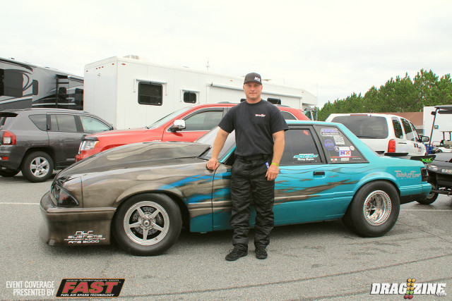 Shawn Pevlor improved on his 4.60 with a 4.57 in Nitrous X and is also running in X275 this weekend.   BES ran a new CNC program through his heads just before the Yellow Bullet Nationals which he won in Ultra Street. Pevlor runs RPM Transmissions and  Trick Flow Heads with help from Salvato Designs.