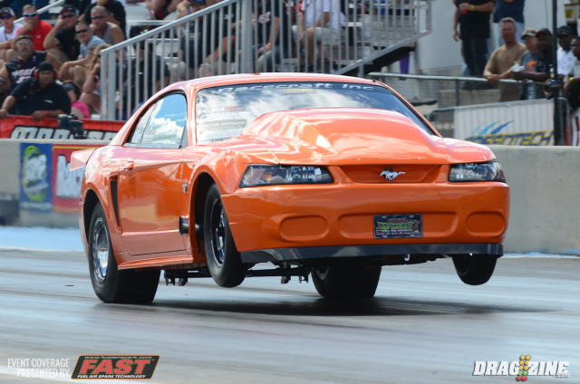 Dean Marinis and Rich Bruder have been trading the pole in X275 back and forth in the two sessions that have been contested thus far, and Marinis once again got the upper hand this morning, edging out Bruders' 4.439 with a 4.437. A total of 55 cars have taken a shot at the racetrack in X275, with Michele Kato playing gatekeeper to the field with  a 4.696.