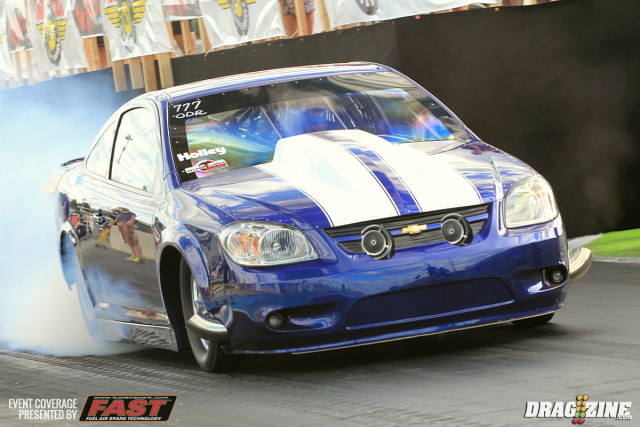 Alabama's Mike Jones closed out Outlaw Drag Radial qualifying inside the top eight with a steady 4.35 at 176 mph.