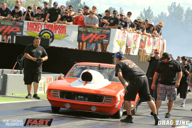 Ken Quartuccio is sporting fresh paint and some minor upgrades sionce we saw the car here last year in Pro Fab/Commando Outlaw 632. He managed sixth in class and will be paired with a familliar face with Dillon Voss in round one tomorrow.