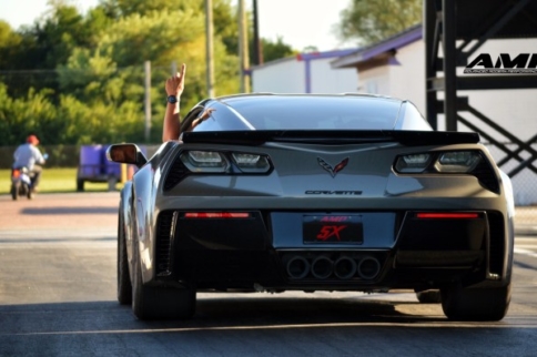 Video: AMP C7 Corvette First To Go 8s, Does It On Stock Components