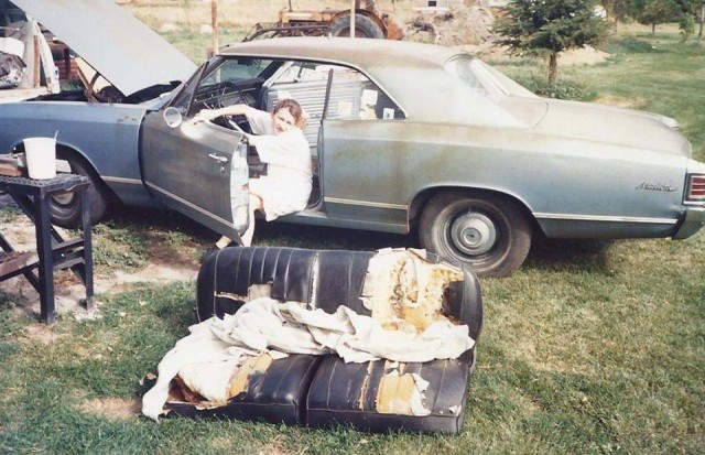 03 Age 16 working on the Chevelle