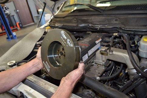 Installing Fluidampr's Harmonic Damper In A 5.9-Liter Cummins