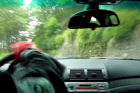 Video: Hillclimbing M3 CSL Crashes Violently
