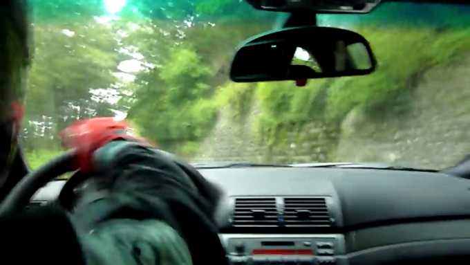 Video: Hillclimbing M3 CSL Crashes Violently