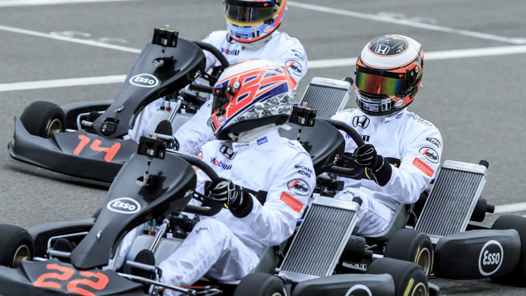 Video: F1 Stars Duel in Karts Pt. II