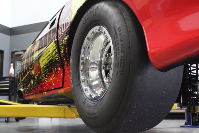 New shoes got the call for 2016, as we utilized Mickey Thompson’s 3062R 29.5x10.5 Pro Drag Radial. They were wrapped around Mac-Fabs trick new beadlock design which provided significantly stronger strength and less deformity across the entire beadlock surface. Mac-Fab owner Tommy Kirk designed this specifically for high horsepower radial cars.