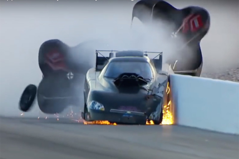 Video: Jon Capps' Brutal Funny Car Hit At Las Vegas!