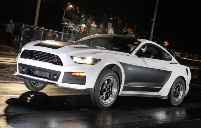At Cecil County Dragway in Rising Sun, Maryland, Paul Ferdinando ripped off a 9.47 at 149 mph in his Roush-supercharger 2015 Mustang, which features a stock long-block, stock MT-82 transmission and a stock shifter.