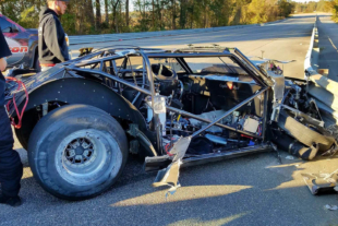 Brian "Chucky" Davis Takes A Pair Of Wild Rides At Darlington