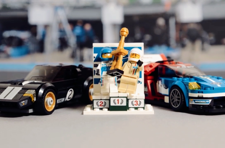 Commemorating The Ford Le Mans Victories In Lego Bricks
