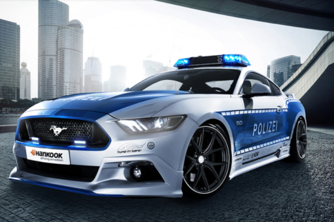 Hot Pursuit! A 455-Horsepower German Police Mustang