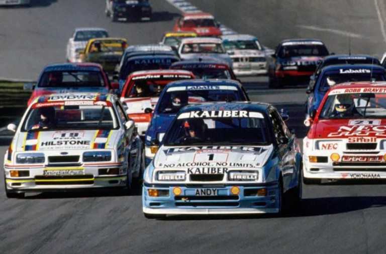 Video: Ferocious Sierra Cosworths Battle at Brands