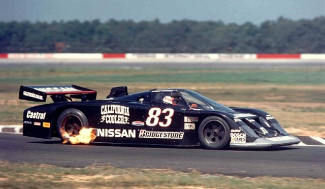 Nissan's GTP ZX-Turbo: flame spitting and wastegate chirping galore.